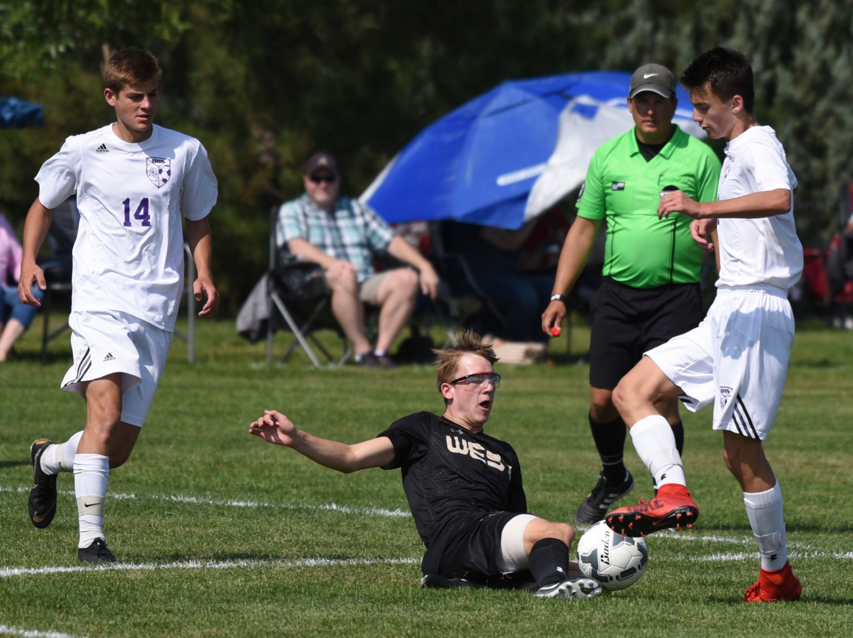 Butte boys soccer at West